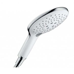 HANSGROHE Raindance Select S Sprchová hlavice 150, 3 proudy, bílá/chrom 28587400 obraz