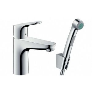 HANSGROHE Focus E2 Umyvadlová baterie 100, s ruční sprchou Bidette, chrom 31927000 obraz