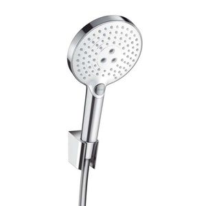 HANSGROHE Raindance Select S Set sprchové hlavice, 3 proudy, držáku a hadice, bílá/chrom 26721400 obraz