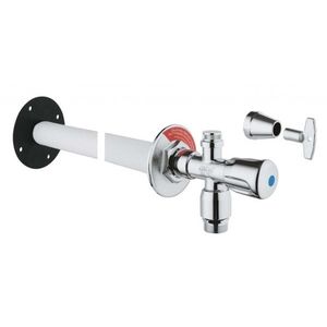 GROHE Eurotec Venkovní nástěnný set, matný chrom 41206000 obraz