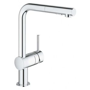 GROHE Minta Dřezová baterie s výsuvnou sprškou, chrom 30274000 obraz