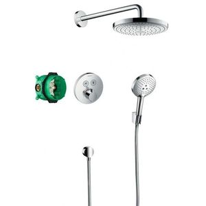 HANSGROHE Raindance Select S Sprchový set 240 s termostatem ShowerSelect S, 2 proudy, chrom 27297000 obraz