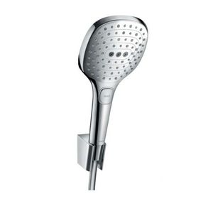 HANSGROHE Raindance Select E Set sprchové hlavice E 120, 3 proudy, držáku a hadice, chrom 26700000 obraz