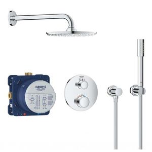 GROHE Grohtherm Sprchový set Rainshower Cosmopolitan 210 s termostatem pod omítku, chrom 34732000 obraz