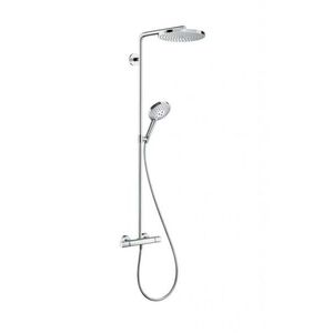 HANSGROHE Raindance Select S Sprchový set Showerpipe s termostatem, 3 proudy, chrom 27633000 obraz