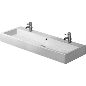 DURAVIT Vero Dvojumyvadlo 120x47 cm, se 2 otvory pro baterie, alpská bílá 0454120024 obraz