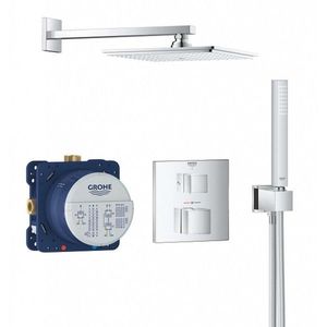 GROHE Grohtherm Cube Sprchový set Rainshower Allure 230 s termostatem pod omítku, 1 proud, chrom 34741000 obraz