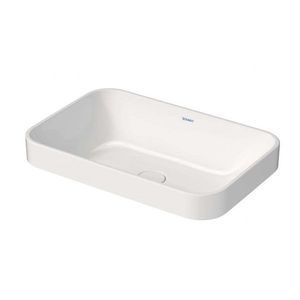 DURAVIT Happy D.2 Plus Umyvadlová mísa zápustná 60x40 cm, bez přepadu, bílá 2359600000 obraz