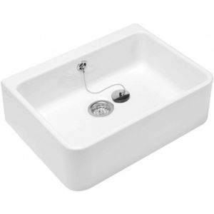 VILLEROY & BOCH O.novo Keramický dřez na desku, 60x50 cm, alpská bílá 63220001 obraz