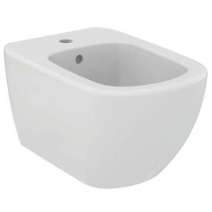 IDEAL STANDARD Tesi Závěsný bidet, 360x530 mm, s přepadem, otvor pro baterii, bílá T457001 obraz