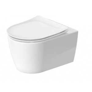 DURAVIT Soleil by Starck Závěsné WC se sedátkem SoftClose, Rimless, HygieneFlush, HygieneGlaze, bílá 45910920A1 obraz