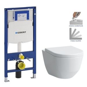 GEBERIT Duofix bez tlačítka + WC LAUFEN PRO + SEDÁTKO 111.300.00.5 LP3 obraz