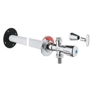 GROHE Eurotec Venkovní nástěnný set, matný chrom 41208000 obraz