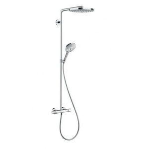 HANSGROHE Raindance Select S Sprchový set s termostatem, 24 cm, 2 proudy, chrom 27129000 obraz