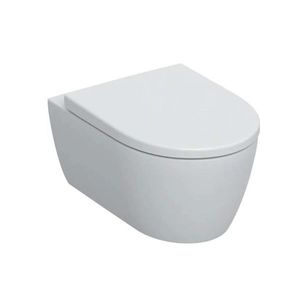 GEBERIT iCon Závěsné WC se sedátkem, Rimfree, SoftClose, alpská bílá 501.663.JT.1 obraz