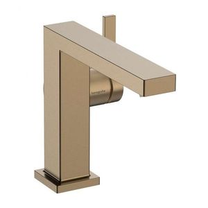 HANSGROHE Tecturis E Umyvadlová baterie s výpustí Push-Open, CoolStart, EcoSmart, kartáčovaný bronz 73024140 obraz