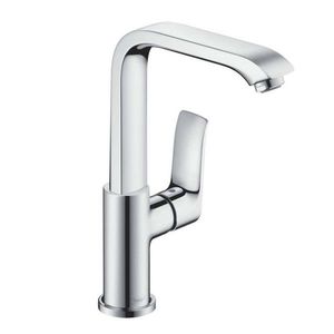 HANSGROHE Metris New Umyvadlová baterie s otočným výtokem a výpustí, chrom 31087000 obraz