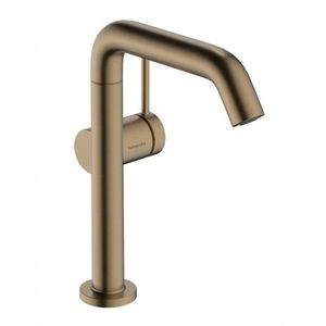 HANSGROHE Tecturis S Umyvadlová baterie s výpustí Push-Open, CoolStart, EcoSmart, kartáčovaný bronz 73364140 obraz