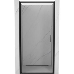 MEXEN Exo sprchové dveře křídlové 95 cm, transparent, černá 817-095-000-70-00 obraz