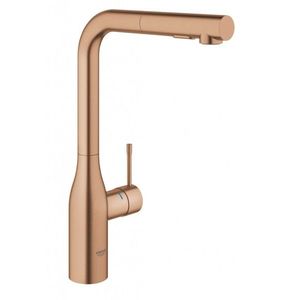 GROHE Essence Dřezová baterie s výsuvnou sprškou, kartáčovaný Warm Sunset 30270DL0 obraz