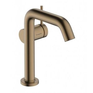 HANSGROHE Tecturis S Umyvadlová baterie s výpustí Push-Open, CoolStart, EcoSmart, kartáčovaný bronz 73342140 obraz