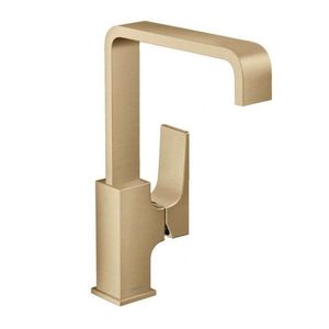 HANSGROHE Metropol Umyvadlová baterie s výpustí Push-Open, kartáčovaný bronz 32511140 obraz