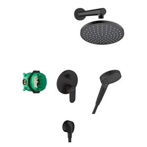 HANSGROHE Vernis Blend Sprchový set 200 s baterií pod omítku, černá 27911670 obraz