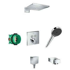 HANSGROHE Raindance E Sprchový set 300 s termostatem pod omítku, chrom 27918000 obraz