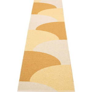 Okrově žlutý vnitřní a venkovní běhoun 70x270 cm Hill Ochre Pale Yellow – Pappelina obraz