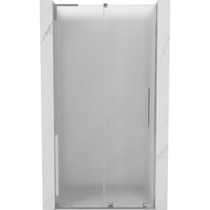MEXEN/S Velar L posuvné sprchové dveře 90 cm, dekor, chrom 871-090-003-31-01 obraz
