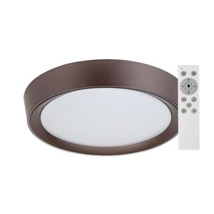 Rabalux Hnědé stropní LED svítidlo Mokka 410mm 24W RGB+CCT s DO 2987 obraz
