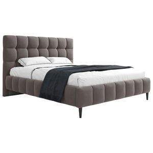 MID.YOU ČALOUNĚNÁ POSTEL, 180/200 cm, dřevo, textil, kompozitní dřevo, jílová barva obraz