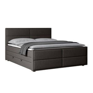 MID.YOU POSTEL BOXSPRING, 180/200 cm, dřevo, kov, plast, textil, antracitová obraz