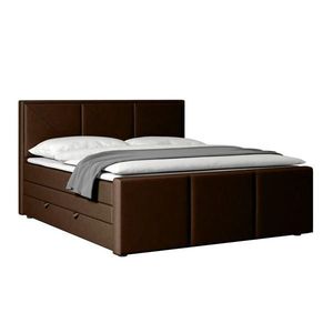 MID.YOU POSTEL BOXSPRING, 180/200 cm, kov, plast, textil, karton, kompozitní dřevo, hnědá obraz
