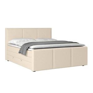 MID.YOU POSTEL BOXSPRING, 180/200 cm, kompozitní dřevo, krémová obraz