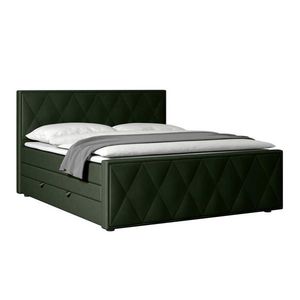MID.YOU POSTEL BOXSPRING, 180/200 cm, dřevo, kov, plast, textil, zelená obraz