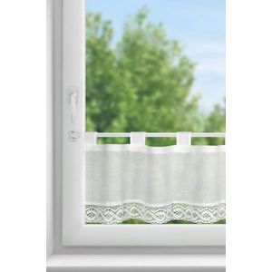 ArtFir Krátká záclona VINCE PU | bílá 150 x 30 cm obraz