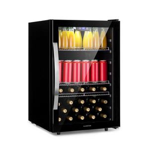 Klarstein Beersafe 5XL, lednice, 148 l, 3 police, panoramatické skleněné dveře, nerezová ocel obraz