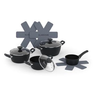 Klarstein Noto Endurance, sada hrnců, 4 hrnce, kovaný hliník, nepřilnavý povrch Induction PTFE obraz