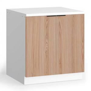 Blumfeldt WoodVista spodní skříňka dřezu, Robustní, Soft-Close závěsy, Hliníkové rukojeti obraz