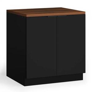 Blumfeldt WoodVista spodní skříňka dřezu, Robustní, Soft-Close závěsy, Hliníkové rukojeti obraz