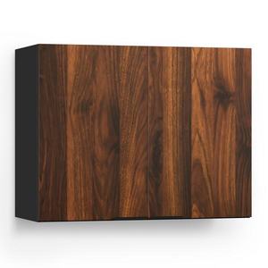 Blumfeldt Vysoká skříň WoodVista, Soft-Close, hliníkové úchyty, udržitelné materiály obraz