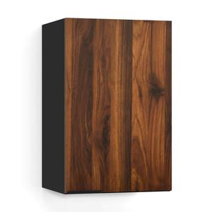 Blumfeldt Vysoká skříň WoodVista, Soft-Close, hliníkové úchyty, udržitelné materiály obraz