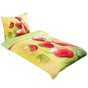 Povlečení komfort mikrovlákno 3D 70x90/140x200 tulipány obraz