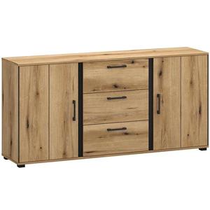 Komoda 2d3s Kendal E Light + Black obraz