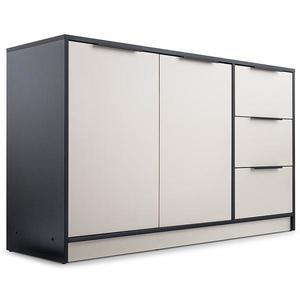 Komoda Duarte 2d3s kašmír/černá obraz