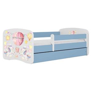 Dětská postel Babydreams+SZ+M modrá 70x140 Balónek obraz