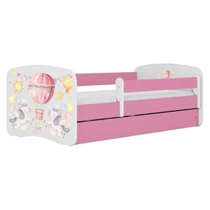 Dětská postel Babydreams+SZ+M růžová 70x140 Balónek obraz