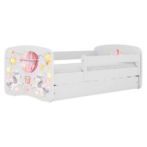 Dětská postel Babydreams+SZ+M bílá 80x160 Balónek obraz