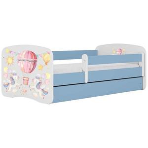 Dětská postel Babydreams+M modrá 80x160 obraz